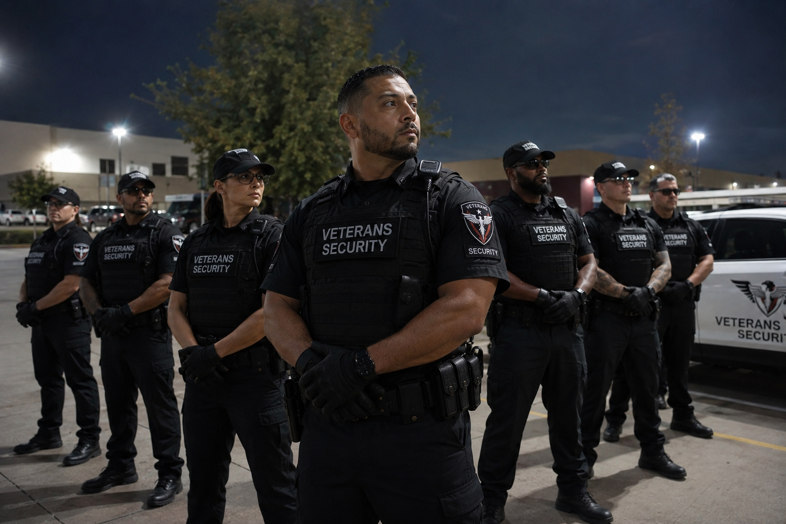 Veterans Security professional on assignment